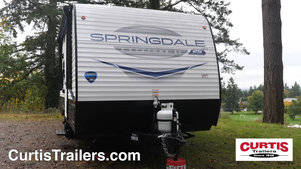 The Springdale Classic Mini 1800BH Is The Perfect Compact Travel Trailer For Families!