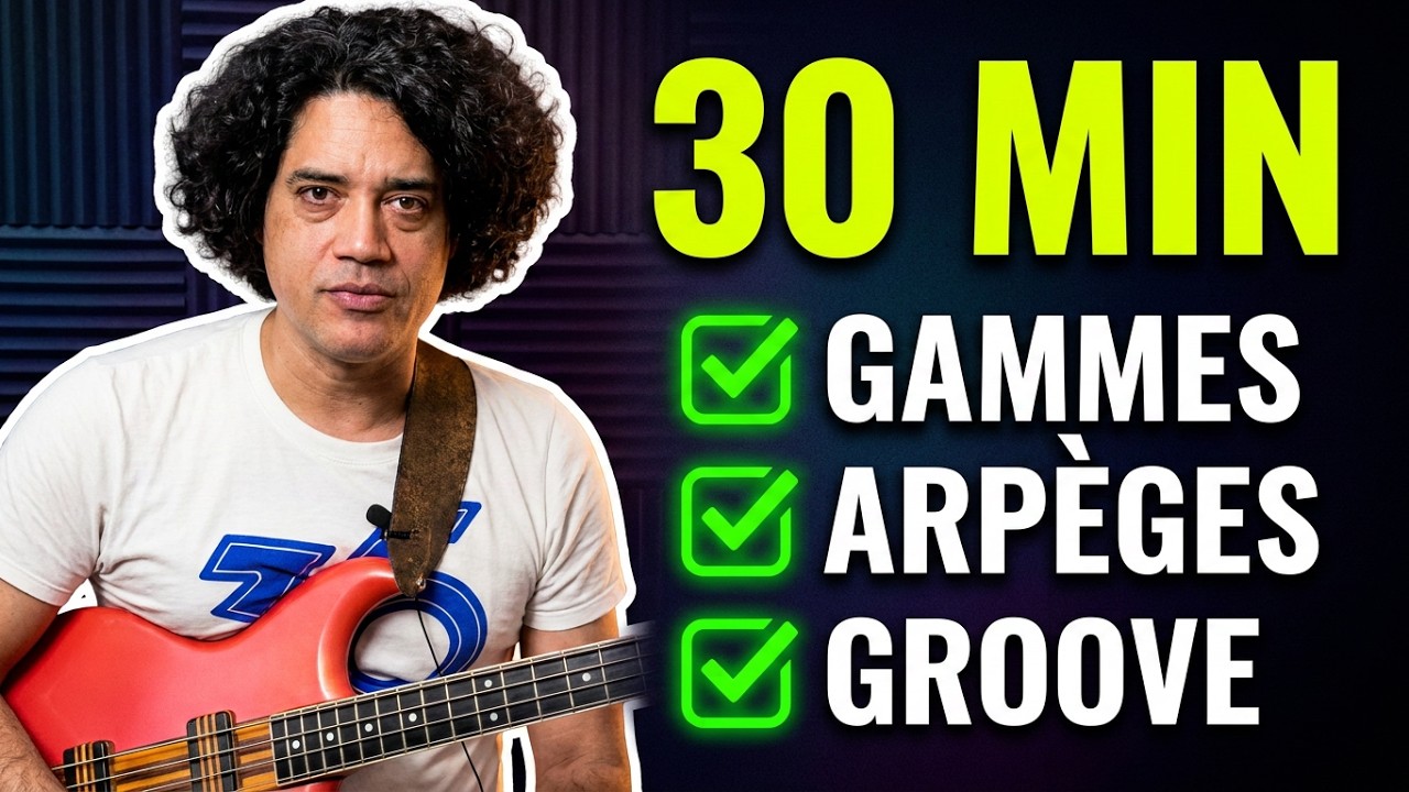 Routine Basse Quotidienne ULTIME (30 minutes) : Gammes, Arpèges, Coordination et Groove