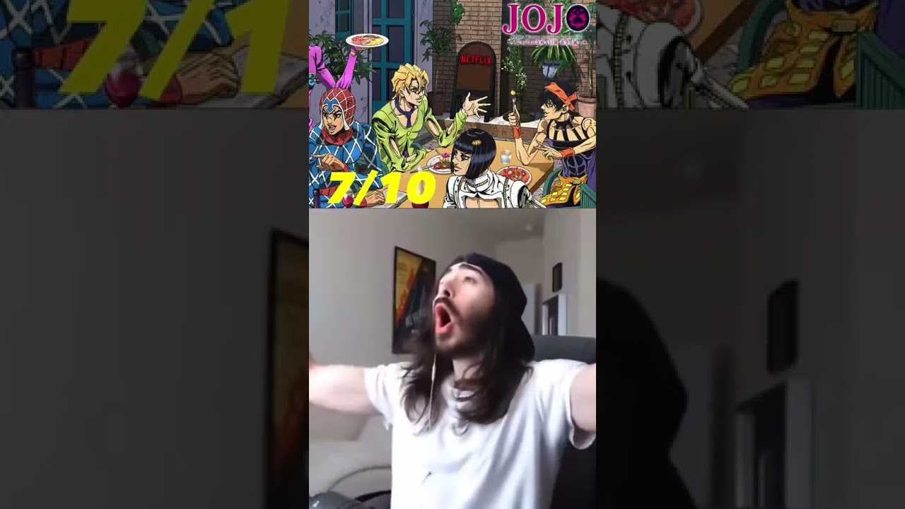 Оцените каждую часть JoJo (1-8)