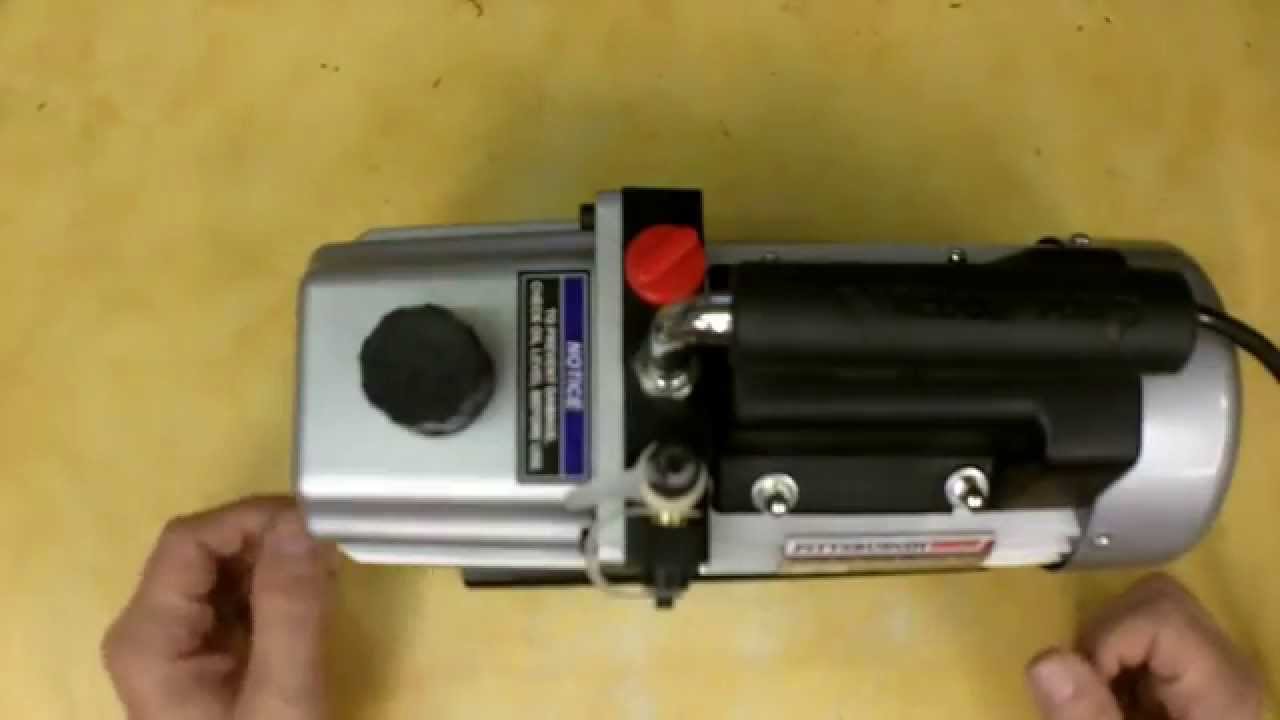 Обзор двухступенчатого вакуумного насоса Harbor Freight 3 CFM, товар № 60805