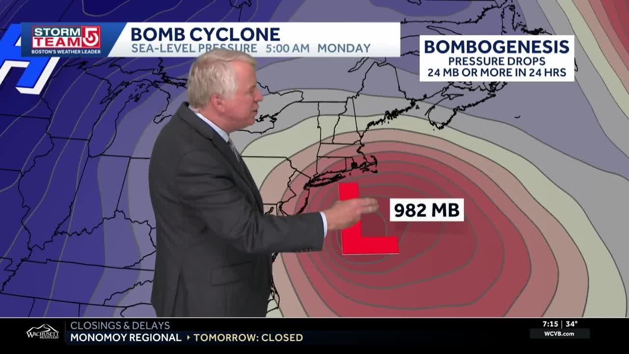 Nor'easter will be a 'bomb cyclone' with powerful wind