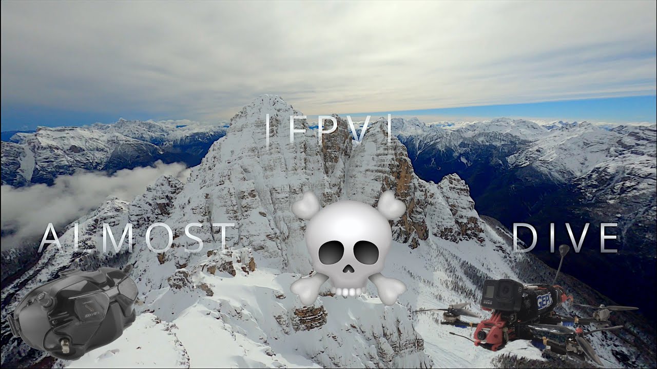 Near to CALL ☠️ dive | real long range FPV Fly | Dolomiti italiane