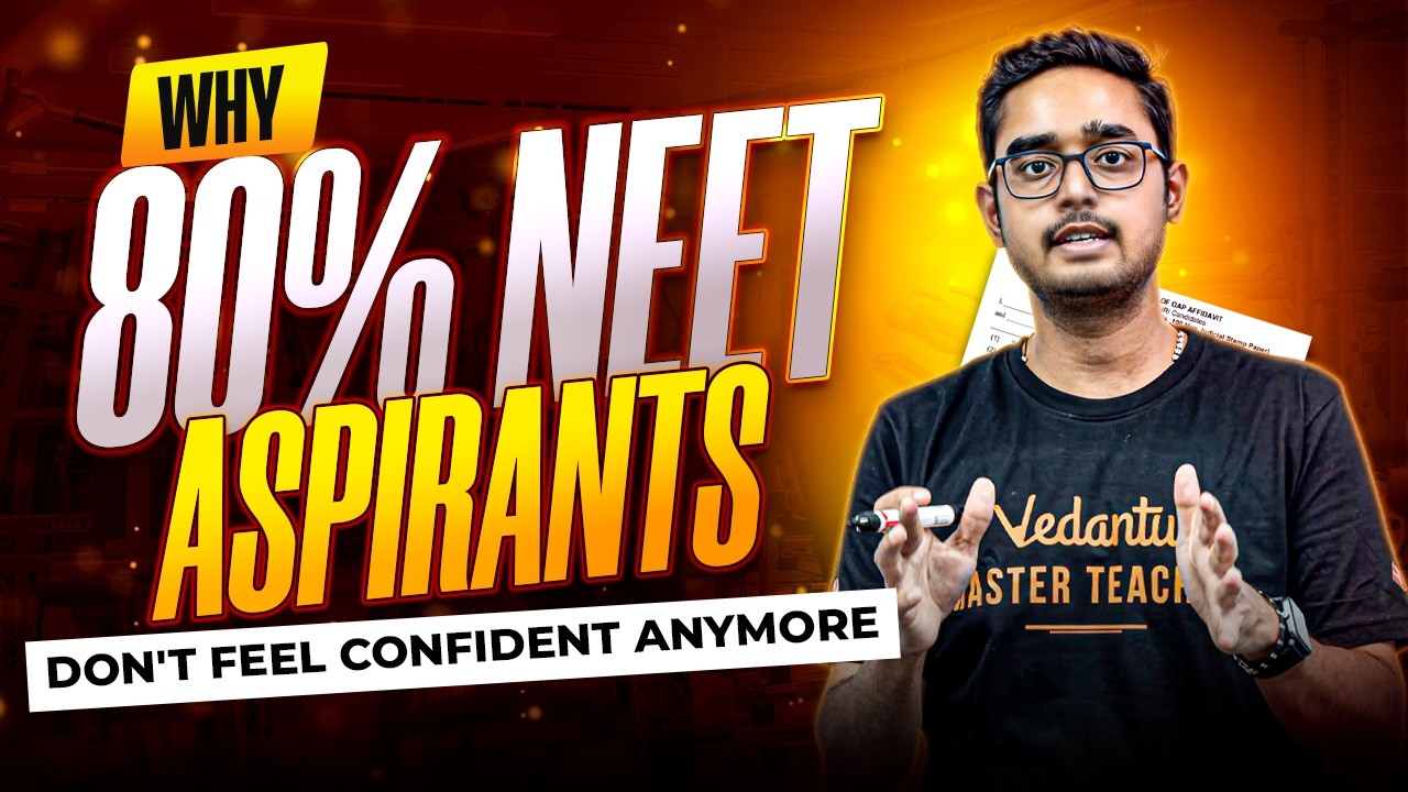 Why 80% NEET Aspirants Don't feel Confident Anymore