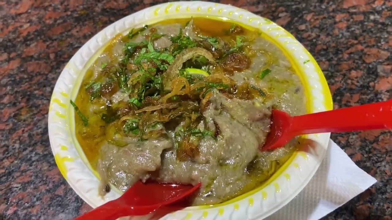 Pista house haleem in Hyderabad |Ramadan special 😍#tasty #ramadan #food #hyderabad 