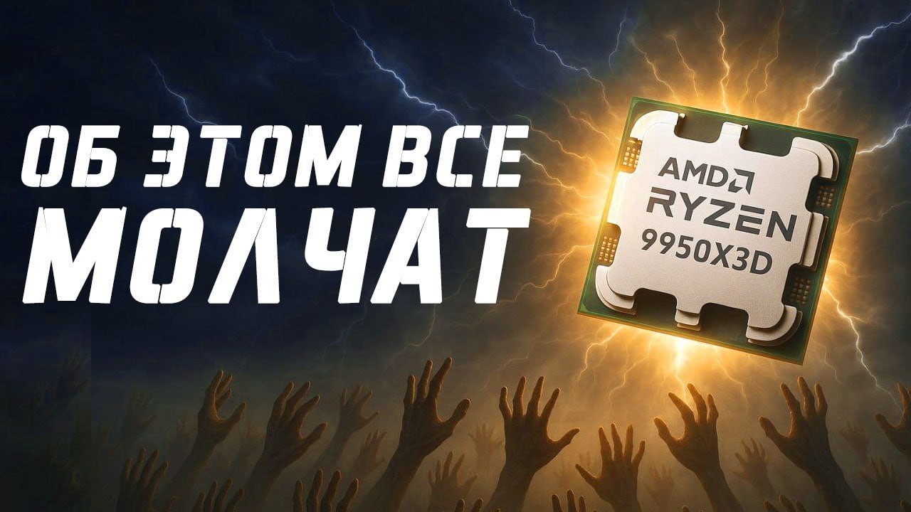 Первый взгляд на Ryzen 9 9950X3D 💪 Действительно лучший?