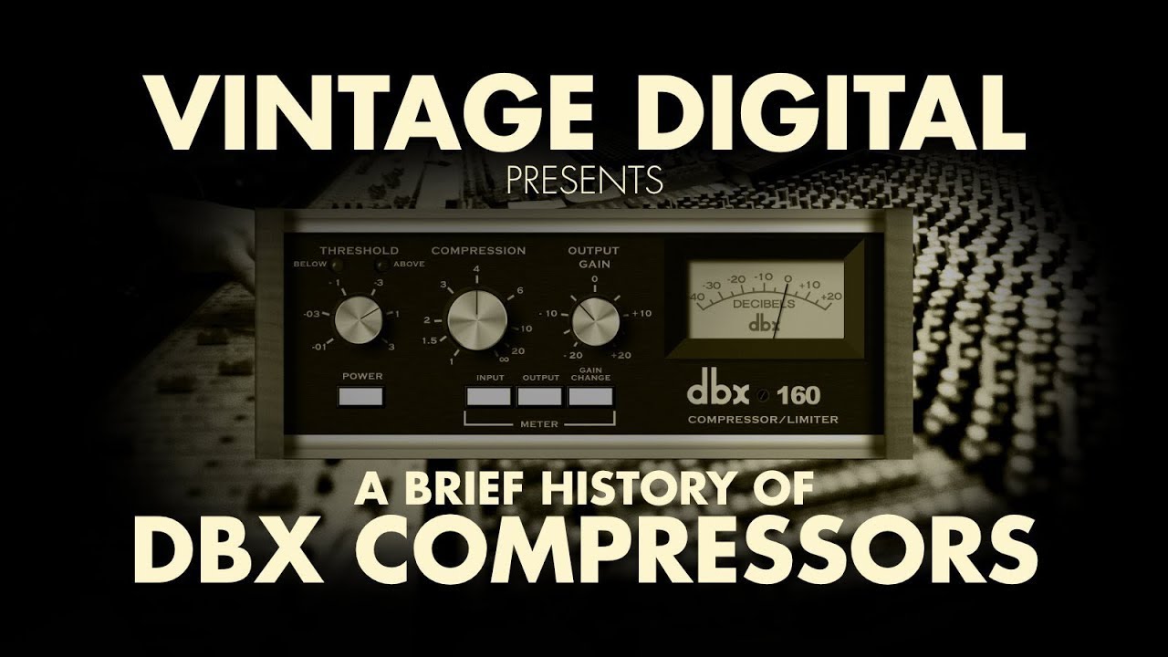 A Brief History of DBX Compressors