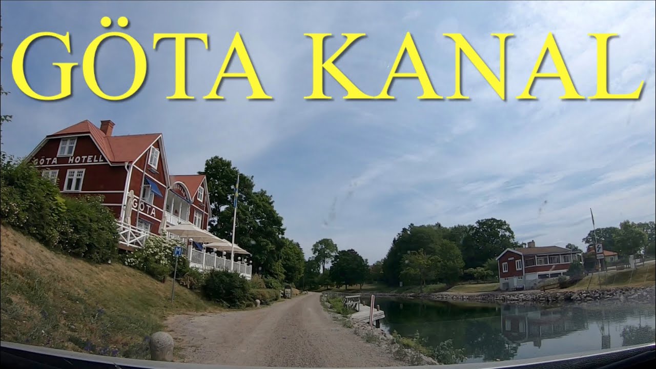 Kör längs Göta Kanal i Borensberg.