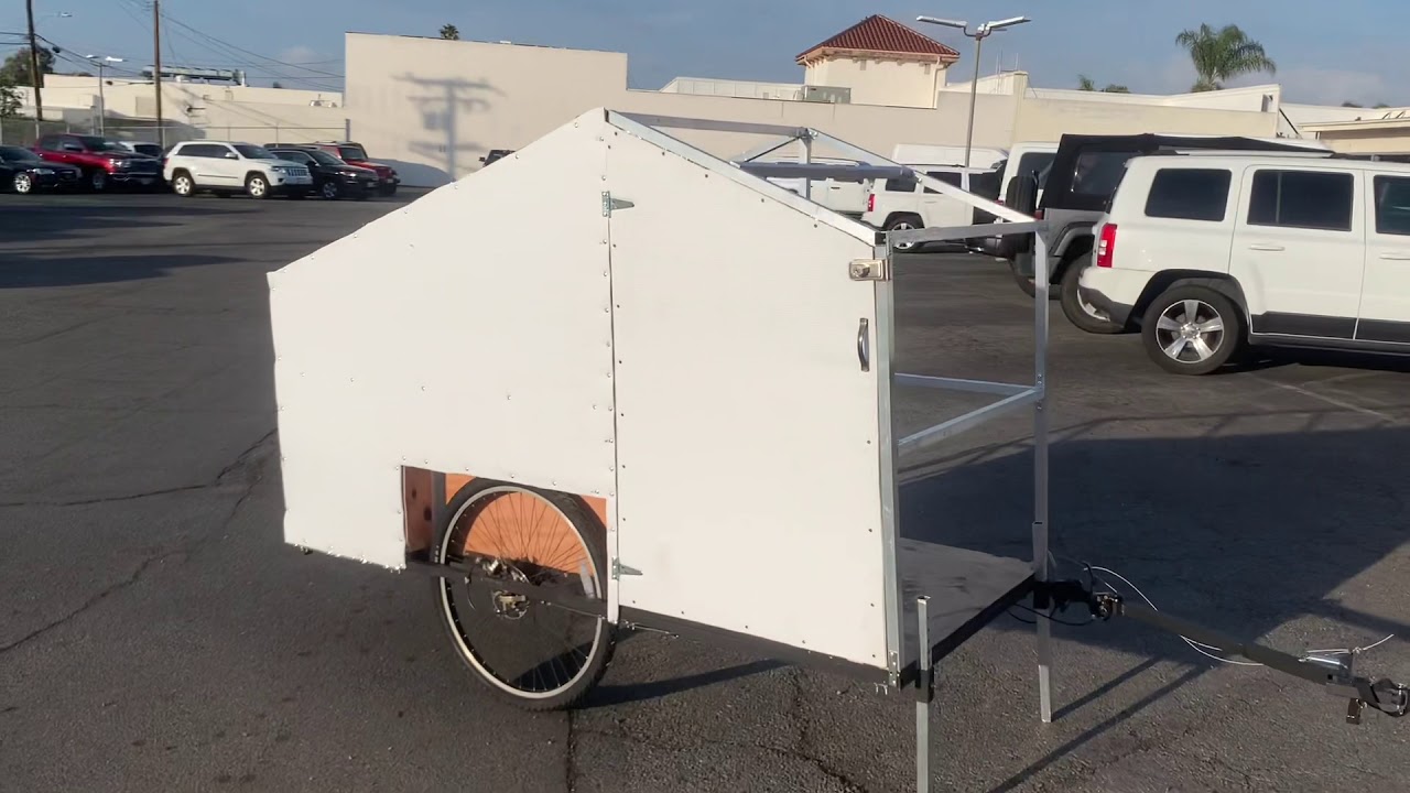 Bicycle camper trailer build update 5