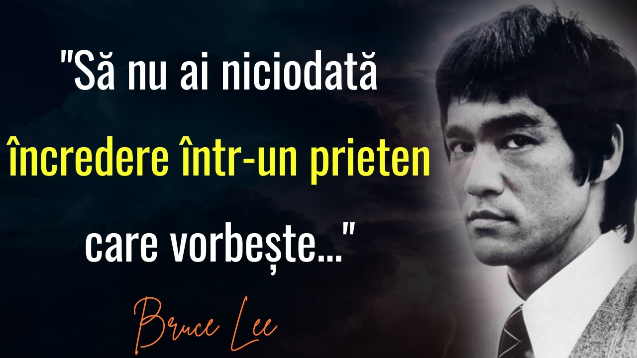 Bruce Lee te va face PERICULOS Mental