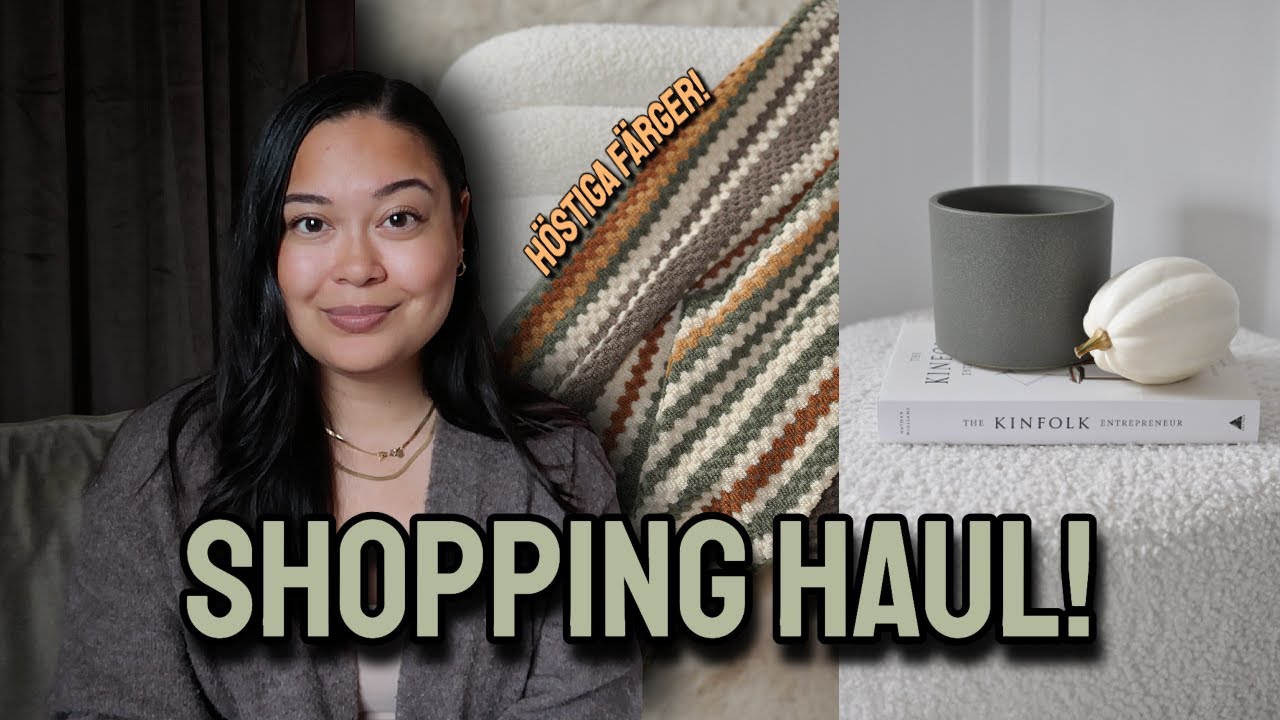 EN HÖSTIG SHOPPING HAUL! 🍂 [& vad som händer i mitt liv just nu]