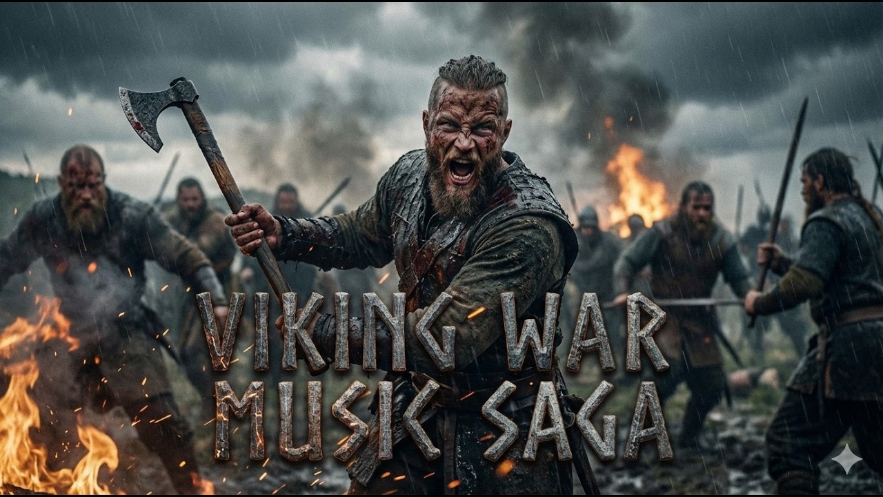 Viking War Chants Saga - Viking Death Metal Battle Music | Dark Norse Ritual Soundtrack (1 Hour)