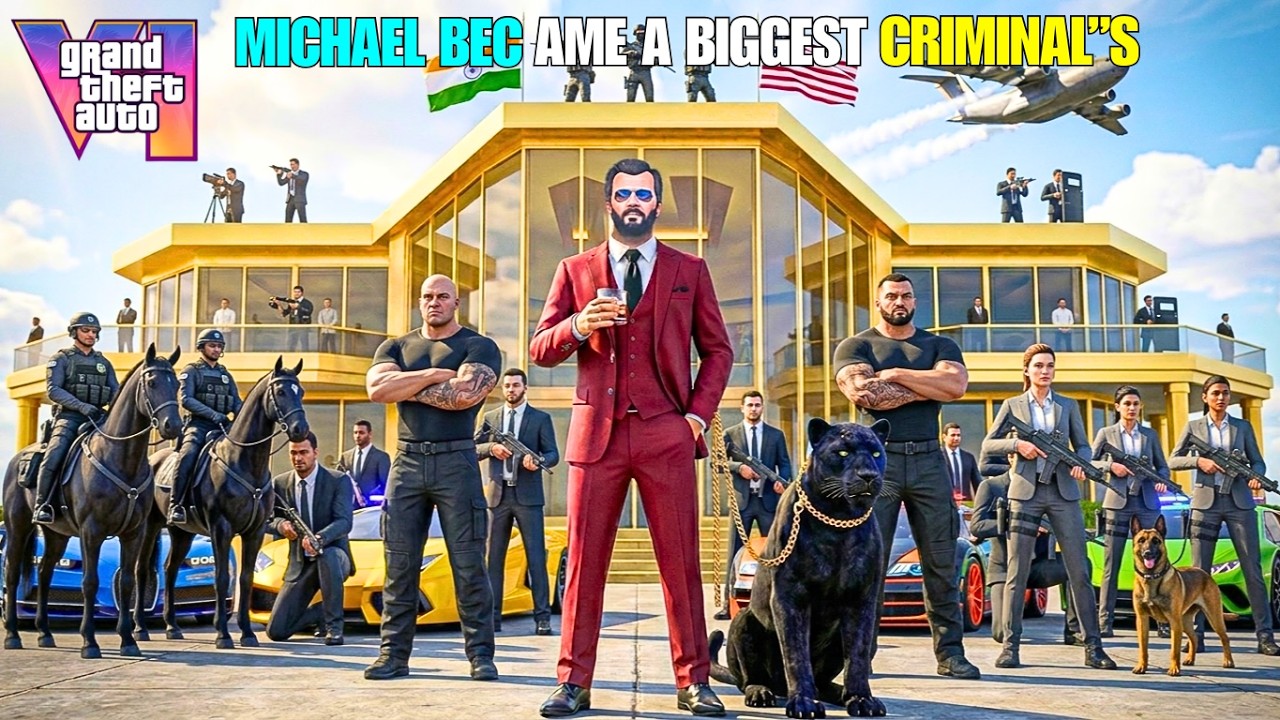 MICHAEL BECAME A BIGGEST CRIMINAL IN THE WORLD !! GTA 5 GAMEPLAY CINEMATIC @TechnoGamerzOfficial