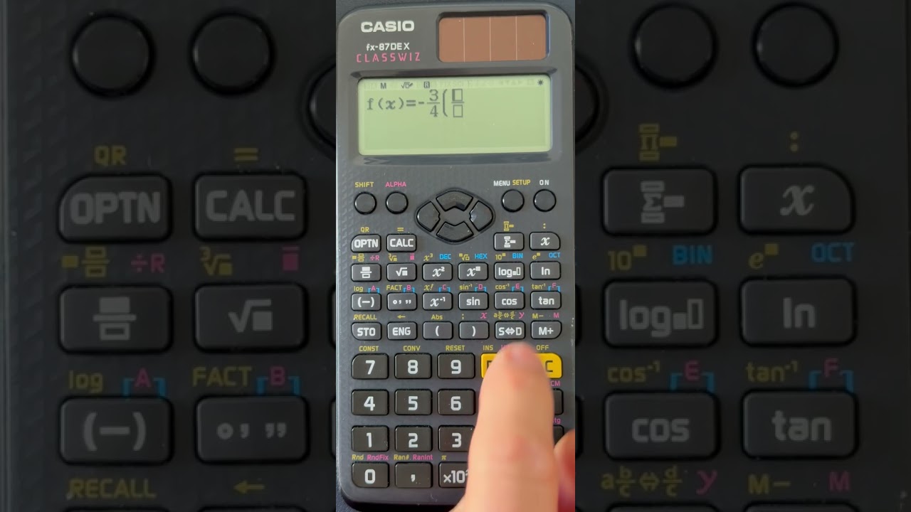 Berechnung der Werte eines bestimmten Integrals mit dem Casio FX – 87