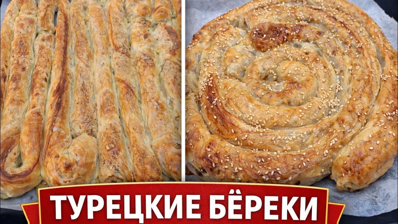 Эти БЁРЕКИ съедают за 5 минут! 2 простых рецепта из 3х начинок 