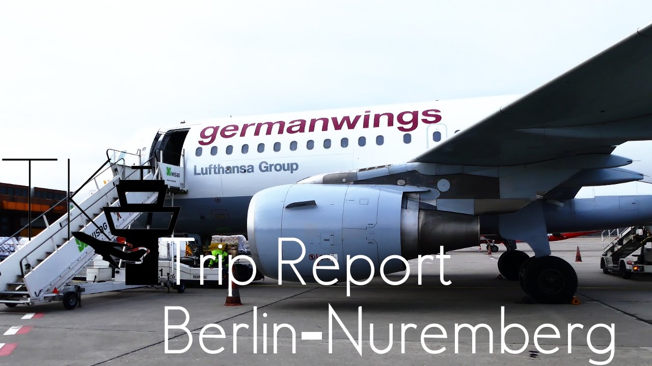 [4K] TRIP REPORT | Germanwings A319 | Berlin Tegel - Nuremberg (Basic Fare) 4U8062
