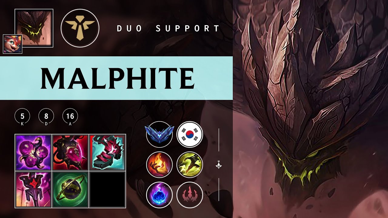 Malphite Support vs Braum - KR Diamond Patch 25.24