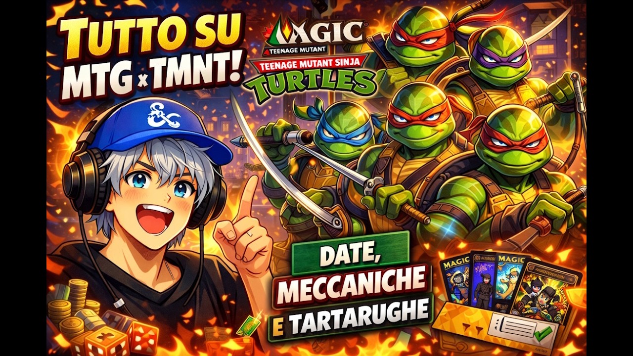 Tartarughe Ninja in MTG?! Ecco TUTTO Quello che Sta per Succedere