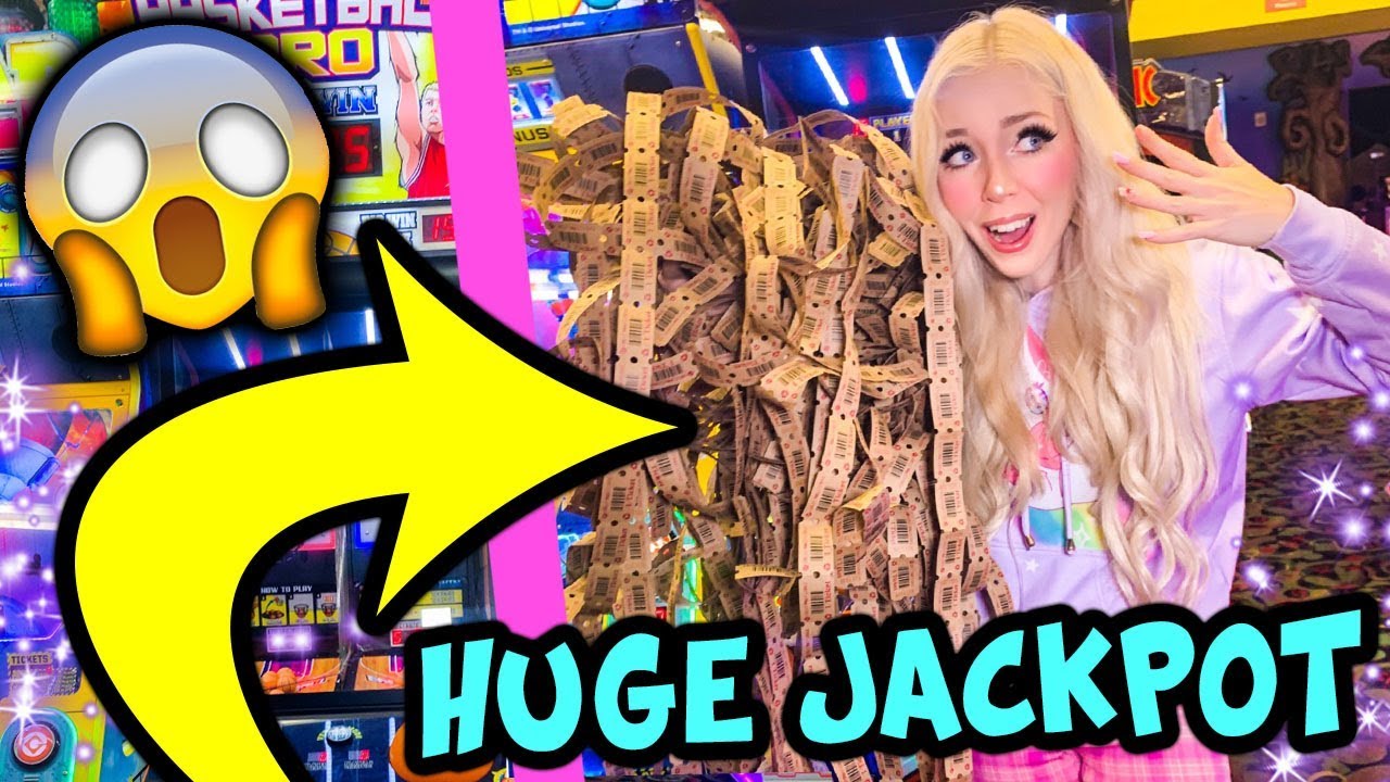MY BEST DAY EVER AT THE ARCADE!! HUGE JACKPOT WINS AT GREAT WOLF LODGE ARCADE!