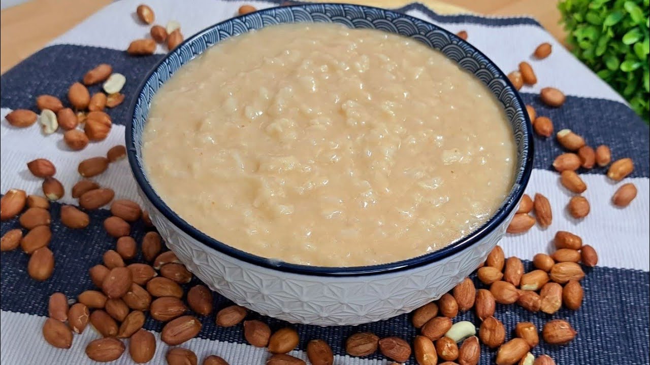 The most delicious kunun gyada da shinkafa/HOW TO MAKE KUNUN GYADA DA SHINKAFA/RICE AND GROUNDNUT DR