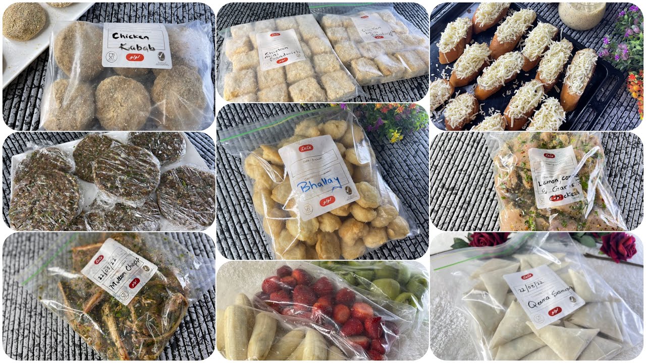 Ramadan Food Preparation |10 Frozen Food ideas For Ramadan | make & freeze iftar ideas recipes
