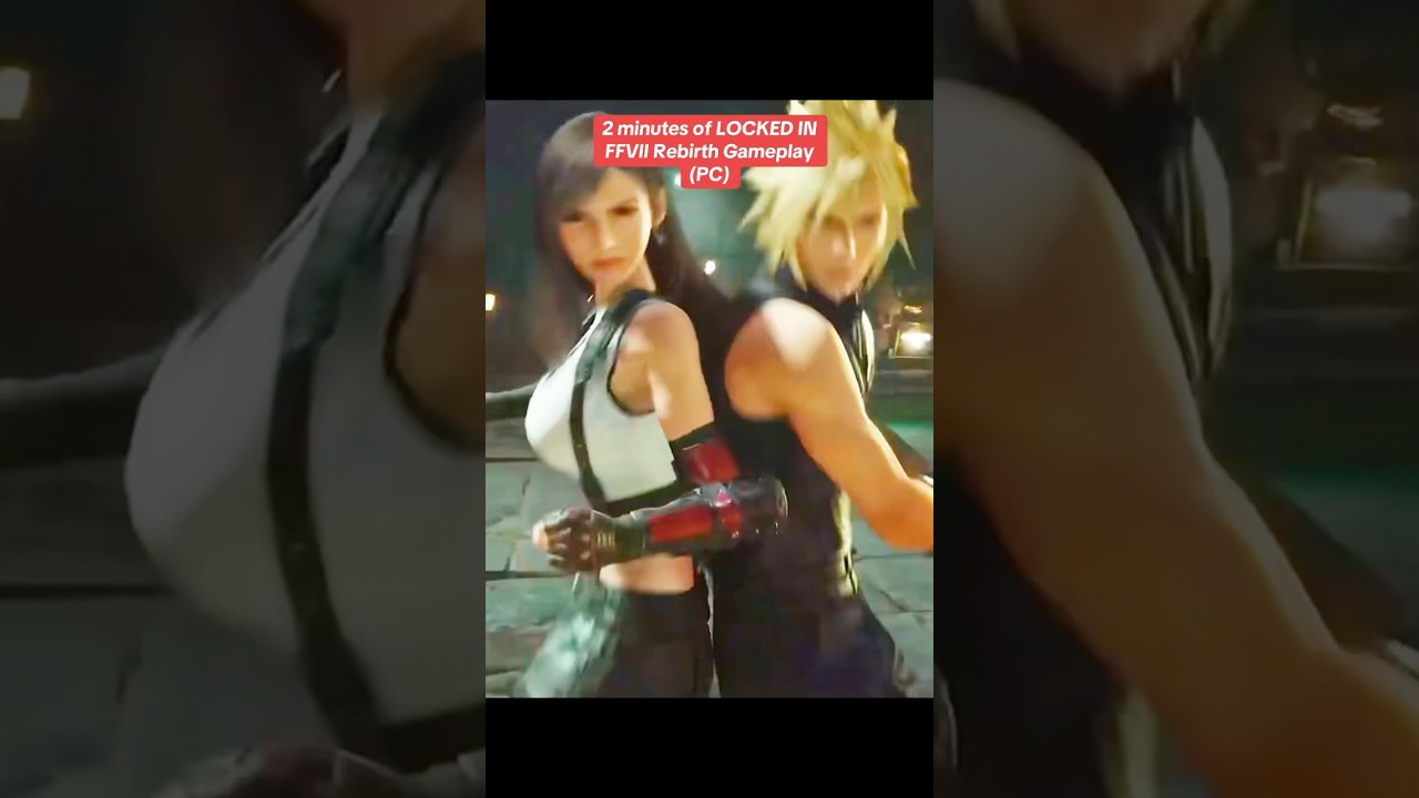 2 minutes of LOCKED IN FFVII Rebirth Gameplay (PC)