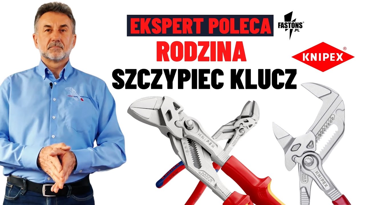 Szczypce klucz Knipex - omównienie narzędzi | EKSPERT POLECA