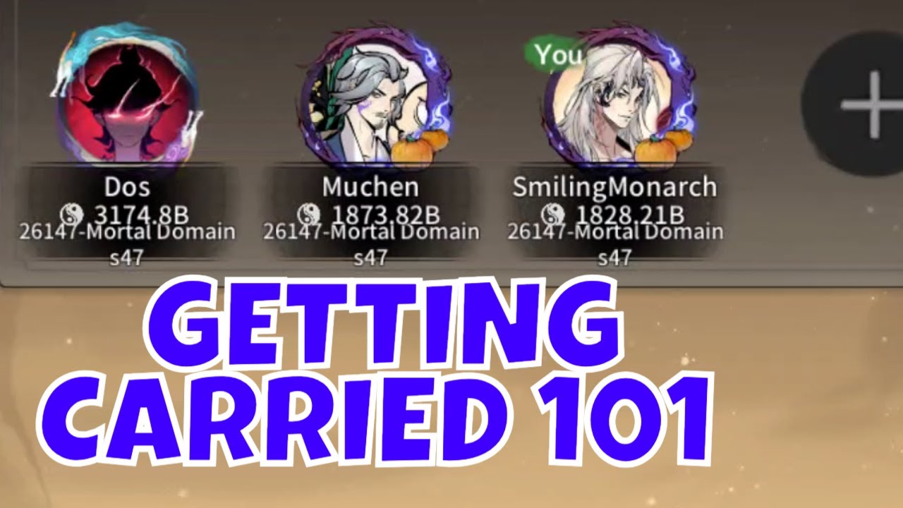 THIS IS WHAT BEING CARRIED LOOKS LIKE! - Idle Overmortal