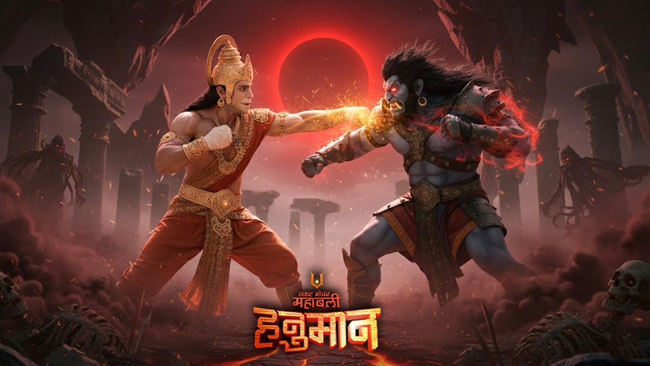 राक्षस और हनुमान जी के बीच खतरनाक महायुद्ध | रणभूमि कांप उठी | Mahabali Hanuman | EP - 394