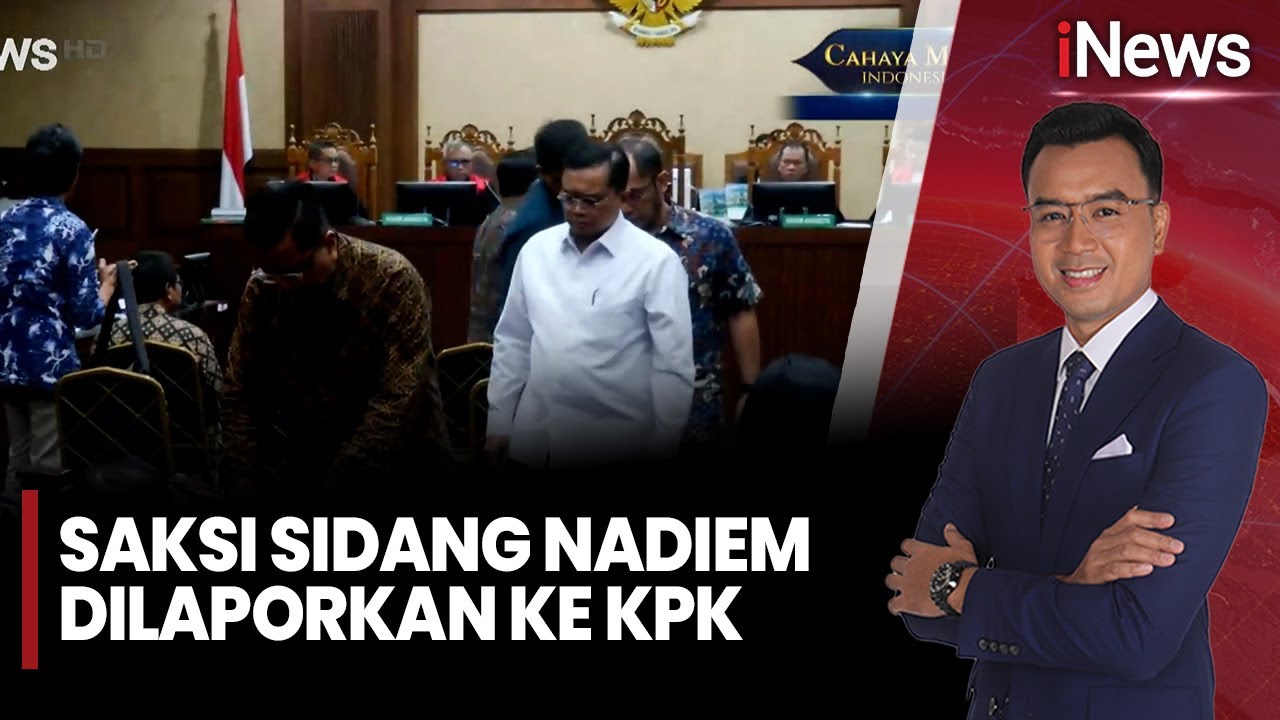 Saksi Sidang Nadiem Dilaporkan Ke KPK | iNews Malam (26/01)
