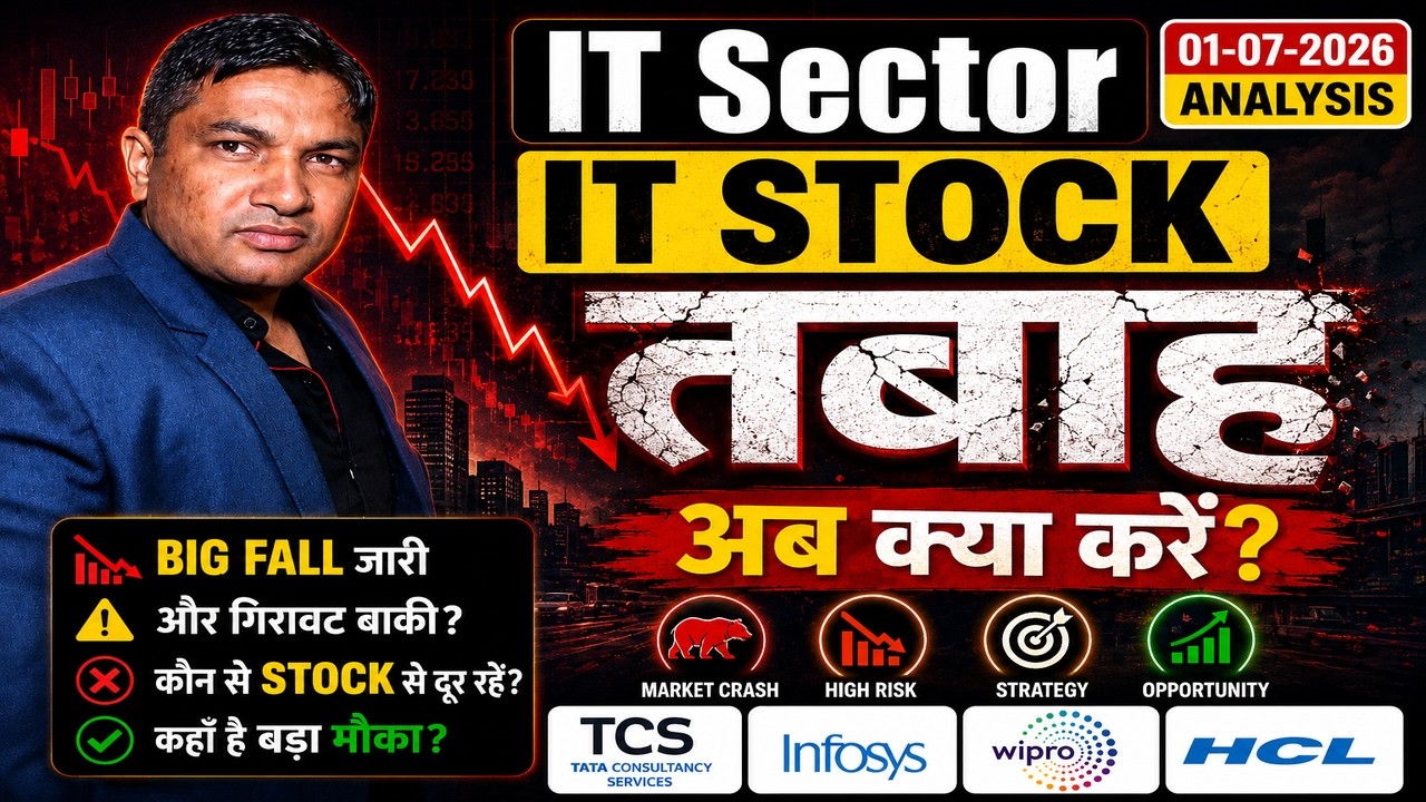 IT Sector Crash Today | Why IT Stocks Are Falling? Infosys, TCS, Wipro & Tech Mahindra Analysis