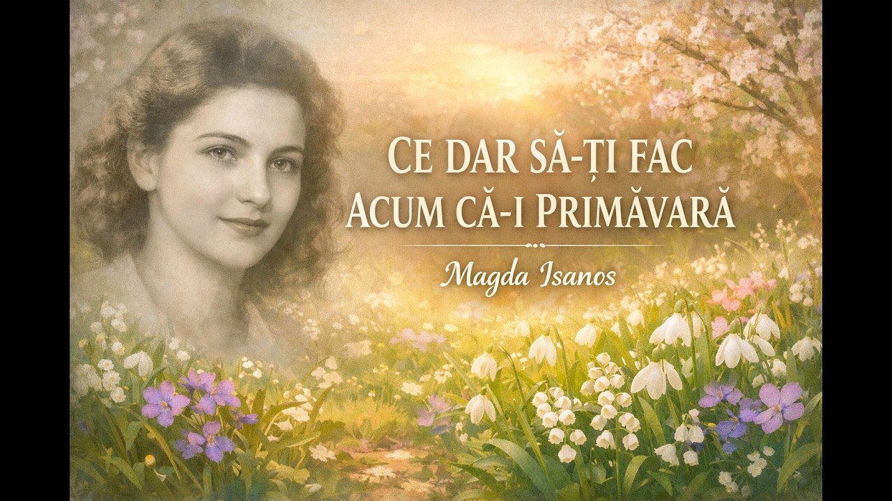 Ce dar să-ți fac acum că-i primăvară | Magda Isanos | Poezie transformată în cântec