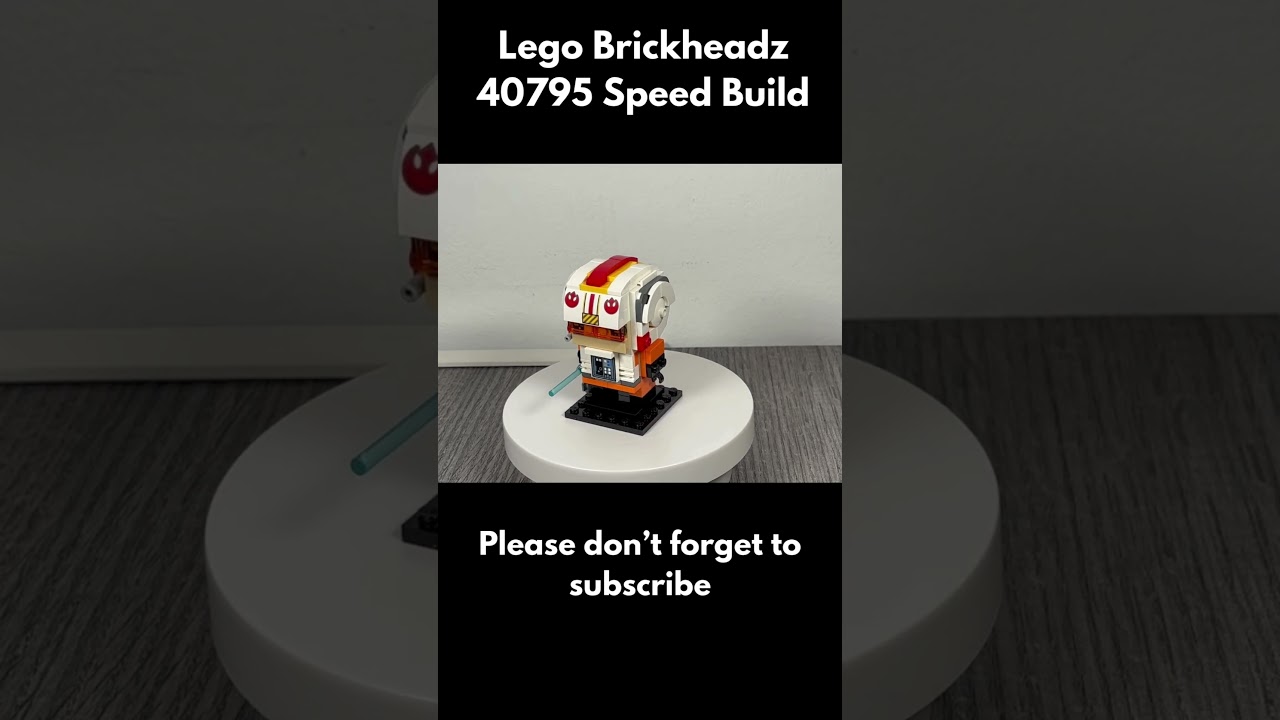 Lego Brickheadz 40795 Luke Skywalker (Rebel Pilot) Speed Build