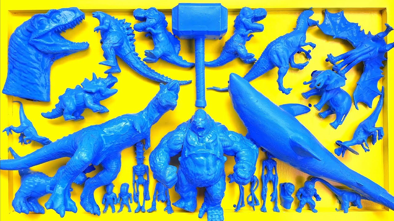 Dinosaurus Jurassic World Dominion : T-rex/ Brachiosaurus/ Skibidi/ Spider-Man/ KingKong/ Godzilla