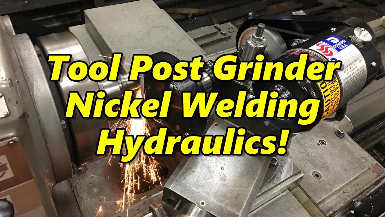 SNS 205: Dumore Toolpost Grinder, Nickel Stick Welding, Hydraulic Barrel, New Patio