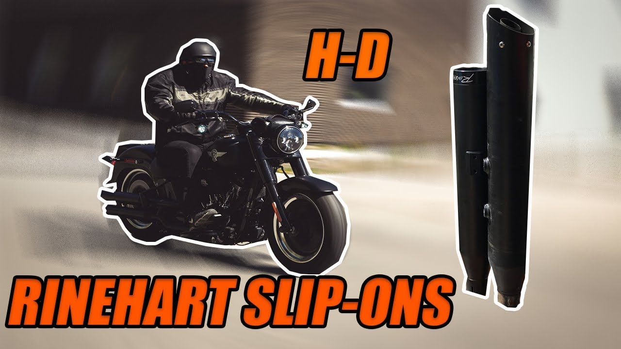 Rinehart Slip ons for Fatboy 110s ( 2017) Before & After