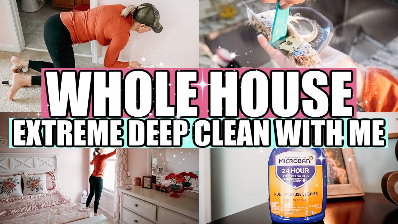 WHOLE HOUSE CLEANING ROUTINE-ENTIRE HOUSE CLEANING MOTIVATION-CLEAN WITH ME 2020- CLEANING MUSIC