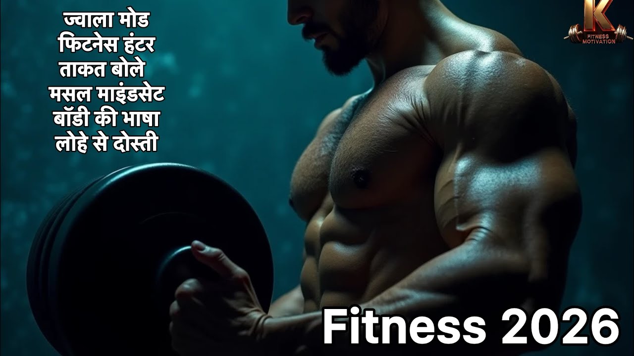🔥Ultimate Hindi Gym Workout 🏃‍♂️‍➡️Motivation Song | Power • Discipline 🏋️‍♂️ K 048
