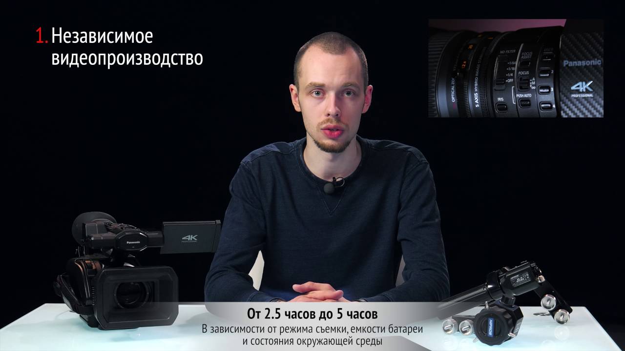 Эпизод 2. Сферы применения AG-DVX200. Концепция несменного объектива