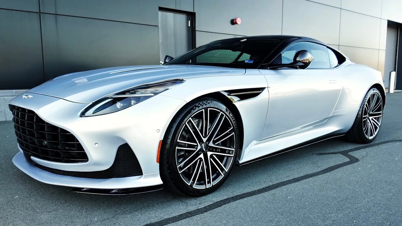 DB12 w/ Inspire Sport Interior + Gloss Black Roof | Walkaround + POV Drive (Lightning Silver)