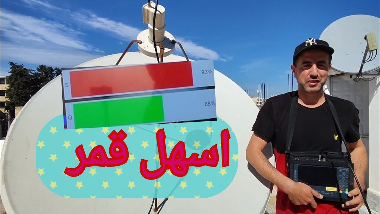 كيفية استقبال قمر تليكوم 2 لاقط باند سي
