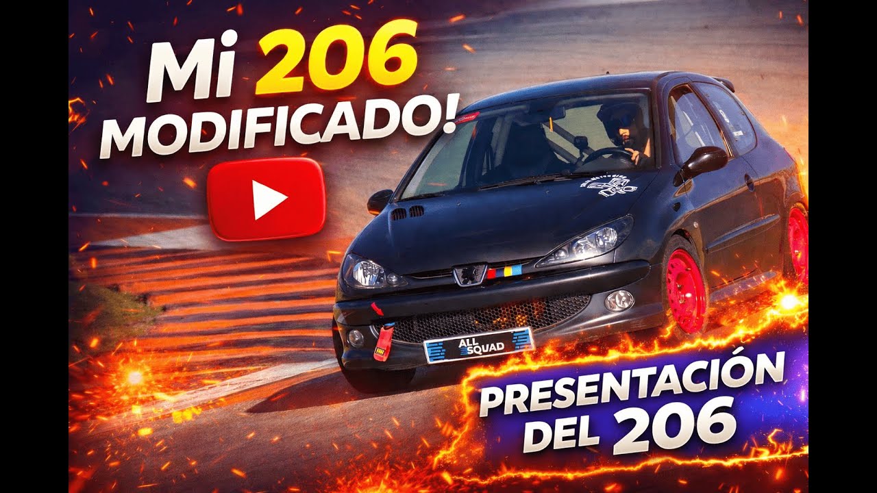 Así es mi Peugeot 206 gti| Presentación del coche