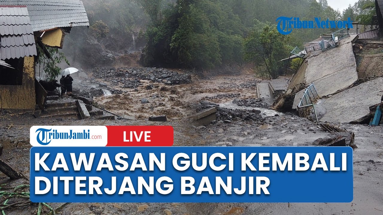 🔴Banjir Bandang Kembali Terjang Kawasan Wisata Guci, 3 Jembatan Rusak dan Pancuran 13 Hancur
