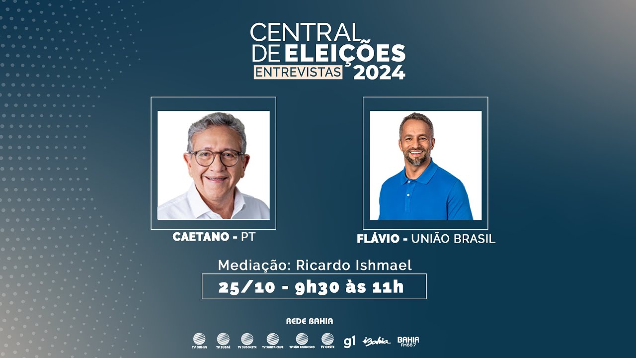 25/10/24 - Debate com candidatos à prefeitura de Camaçari - Central De Eleições 2024