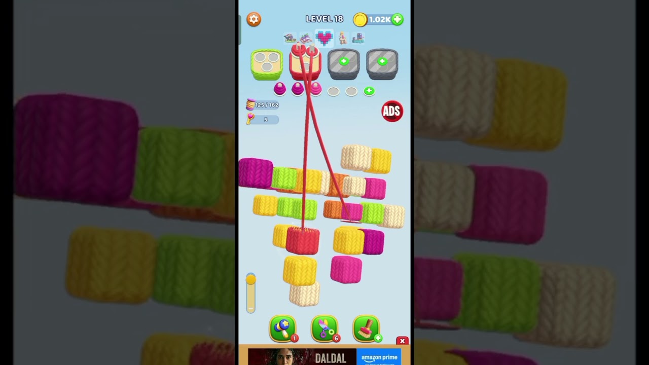 Yarn Fever level 18 | Puzzle Game 