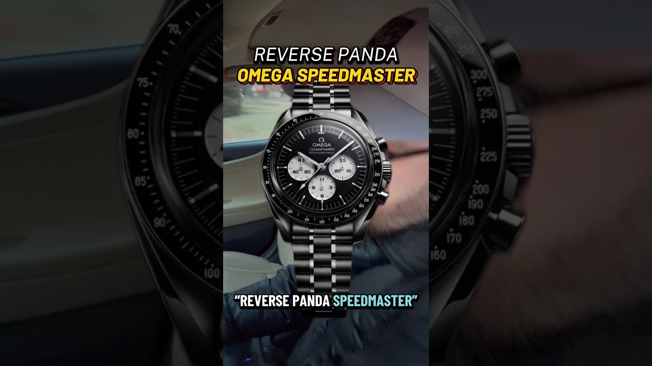 Часы Omega Speedmaster с обратной пандой уже в продаже! 