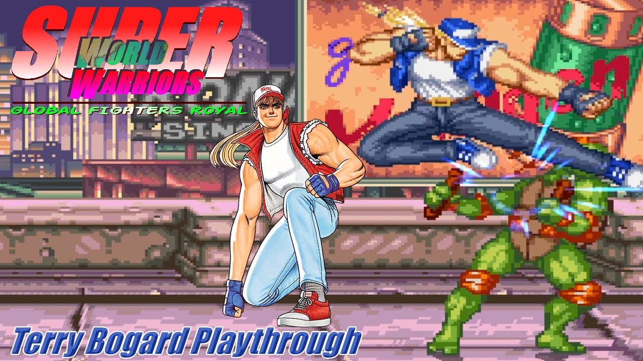 Super World Warriors (PC/MUGEN) - Terry Bogard Arcade Playthrough