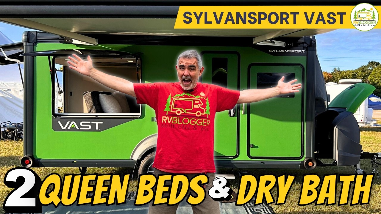 Небольшой автодом с двумя двуспальными кроватями и ванной комнатой: SylvanSport VAST