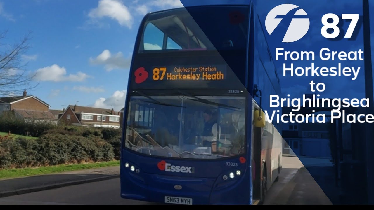 FRV - First Essex Route 87 from Horkesley Heath to Brighlingsea | 33825, SN63 MYH