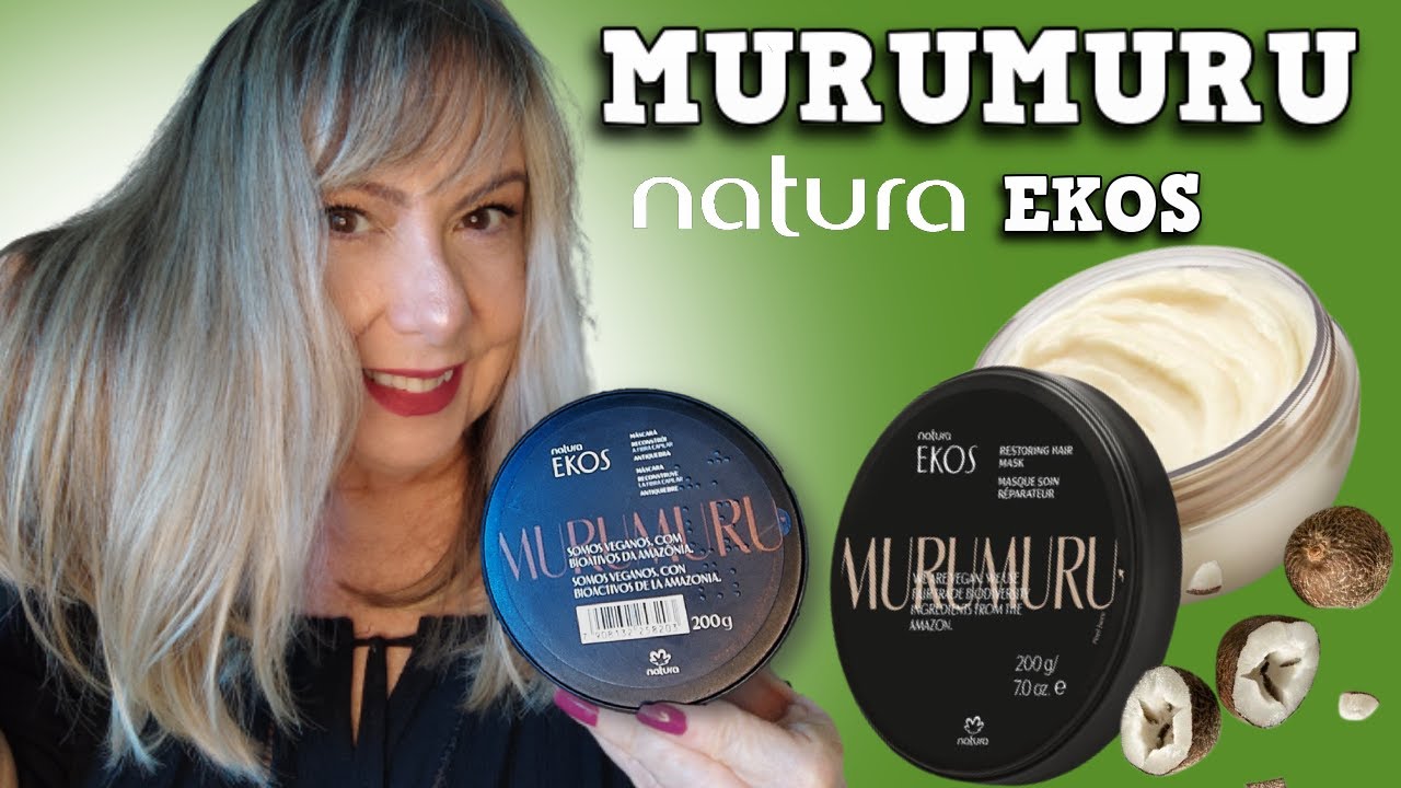 💚MÁSCARA MURUMURU NATURA EKOS HIDRO-RECONSTRUÇÃO POTENTE Low poo