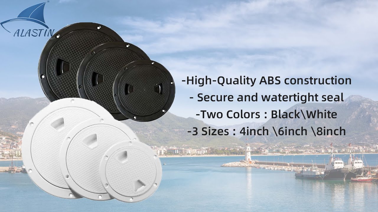 How to install Hatch Cover Round Deck Plate |  4/6/8 Inch ABS Plastic Round Deck Inspection Plate